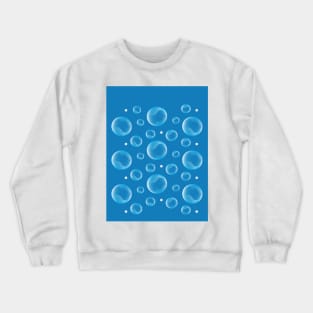 Blue Bubbles Crewneck Sweatshirt